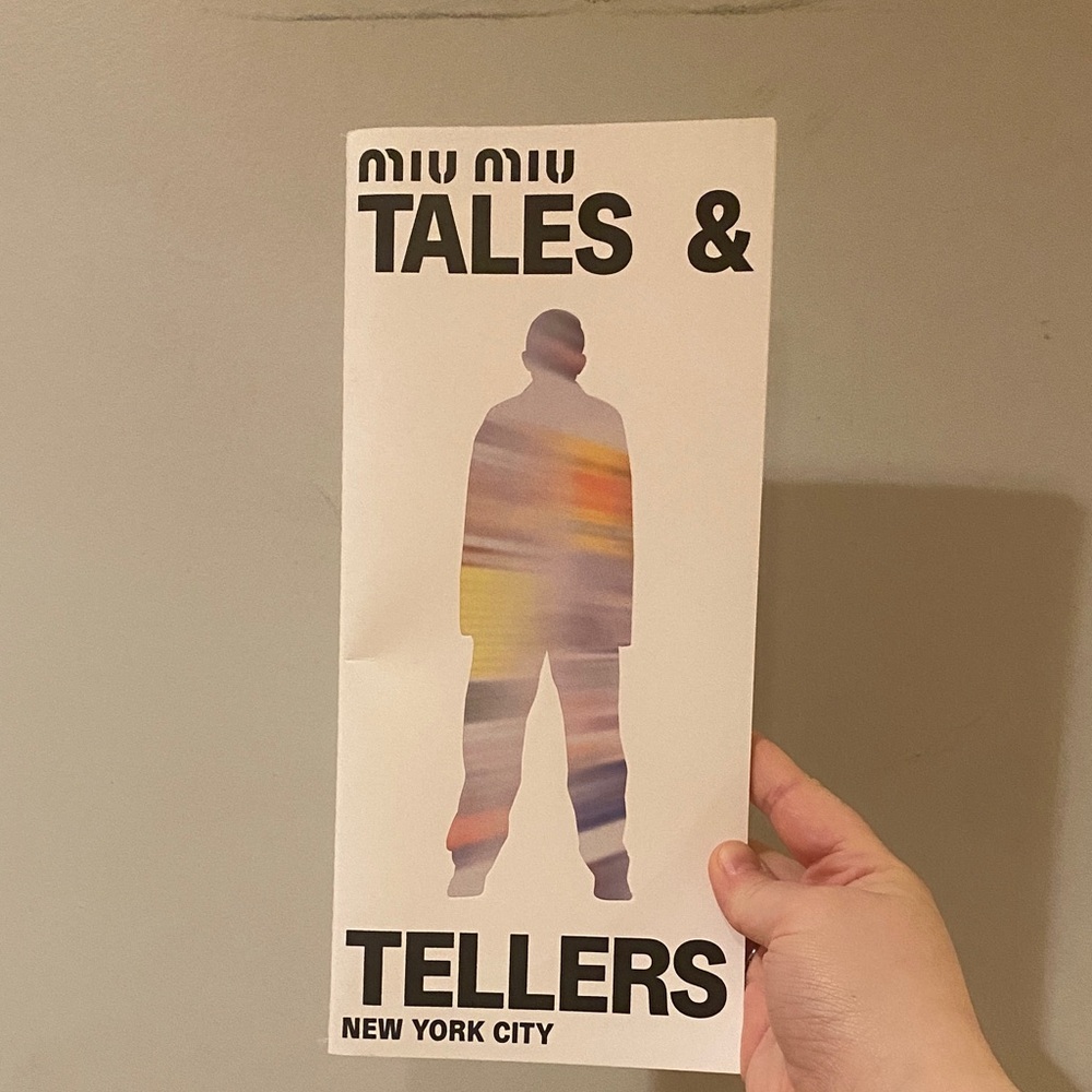 Miu Miu Tales & Tellers Silhouette Booklet